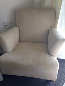 TV Table and Arm Chair $30 1
