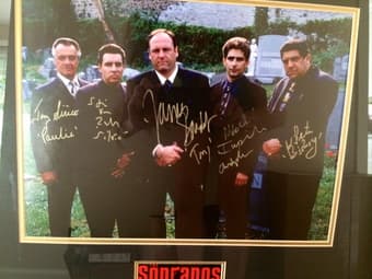 **Sopranos picture, KING BED, Wood Book Shelf 2