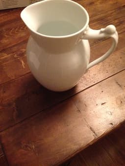 Danish white ceramic jug (new) Royal Copenhagen - $40 3