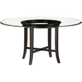 Dinning Table - 48" Round Glass by Crate & Barrel 1