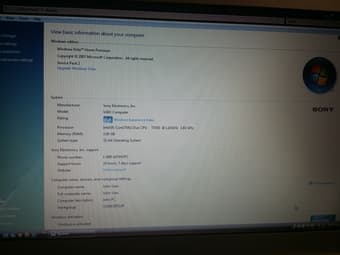 SONY VAIO Laptop, good condition, $150 2