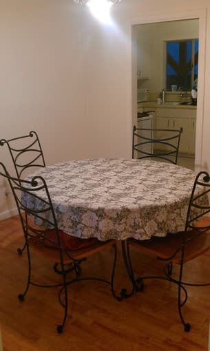 Wooden Table with 4 Chairs -- $70 (OBO) 1