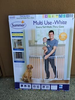 Infant Safety Gate (walk-thru, extra tall) $30 1