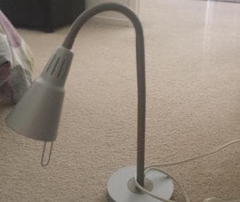 Table lamp: 8 months old 2