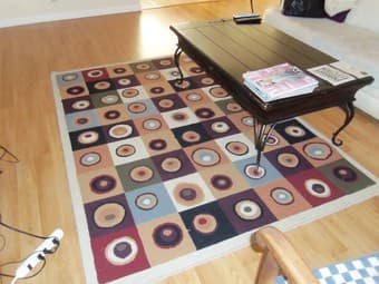 Bright, beautiful rug for sale! - $50 obo 1