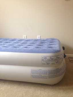 Twin Air bed with pump $30 2