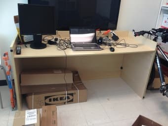 Large Wood Desk for Sale $50 1