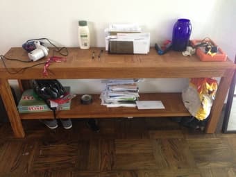 Side table for the entrance hall - solid wood - only $50 1