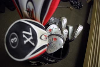 golf set --- Top Flite complete clubs set + Taylormade bag $200 2