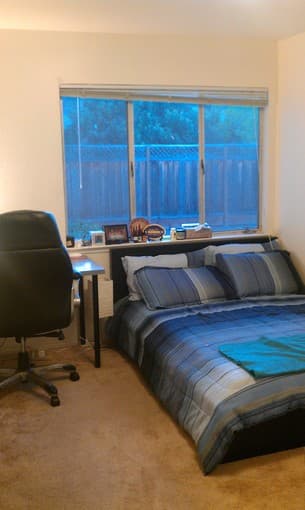 Full Size Ikea Bed, Full Mattress, Desk, Chair -- All for $300 1