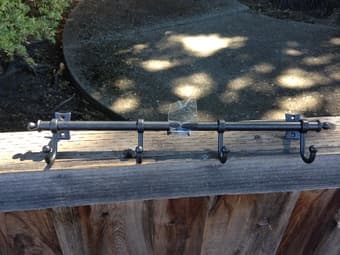 Hook Rack - $10 (palo alto) 1