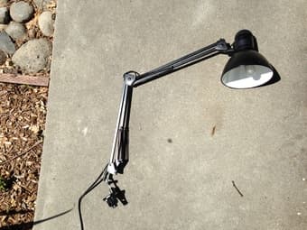 Desk Lamp, black - $10 (palo alto) 2