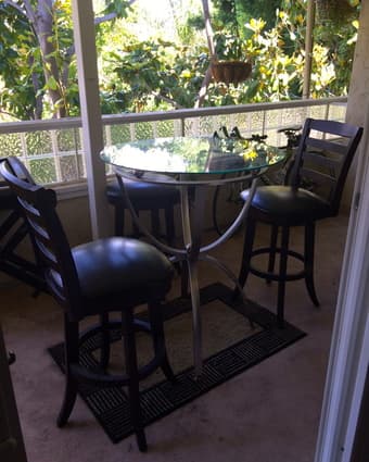 MOVING SALE!!King Bed, Bar Table, Book shelf, Portable air conditioner 1