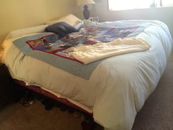 MOVING SALE!!King Bed, Bar Table, Book shelf, Portable air conditioner 2