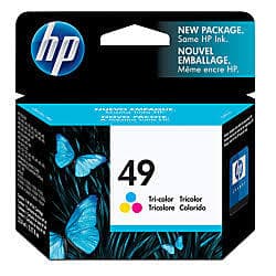 HP 49, Tricolor Original Ink Cartridge (51649A) 1