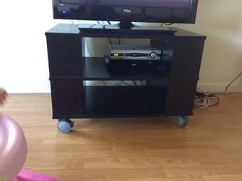 TV stand black 1