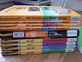 MCAT books for sale 1