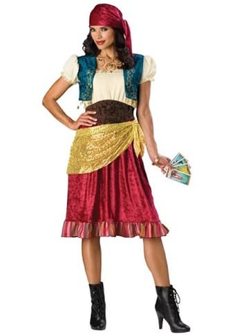Box of costumes for sale- egyptian pharoah and gypsy and other 2