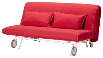 IKEA PS LÖVÅS Sofa bed, Vansta red 1