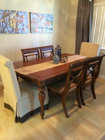 Moving Sale - Dining Set, Desk, Rug 1