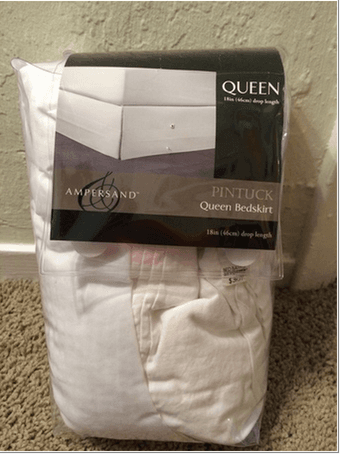 Queen Bed: Sheets, Skirt, Leg Extensions. Like NEW - All for $55 OBO 3