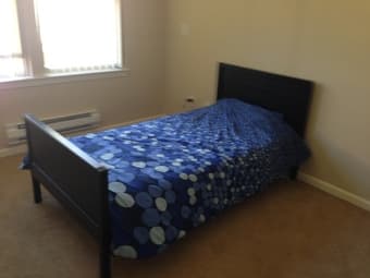 Two twin beds with bunk bed frame and mattresses for $100 OBO 1