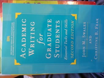 【textbook】academic writing for graduate students 2nd edition 1
