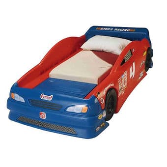 Step2 Stock Car Convertible Bed Red & Blue - $175 2