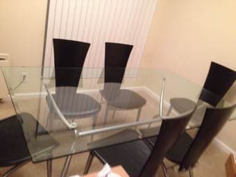 Dining Table, TV and TV Stand for sale. $300 and $150 1