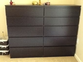 5-draw chest/dresser, $30 each or best offer, excellent condition 1