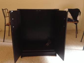 Dark Wood IKEA Nightstands - $35 2