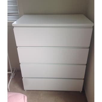 Ikea Malm 4-drawer chest $50 2