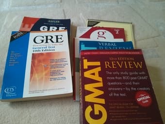 GMAT & GRE Prep books - $10 1