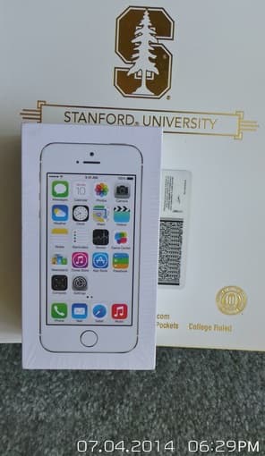 New iPhone 5S 16GB Silver (Factory Unlocked) - $600 1