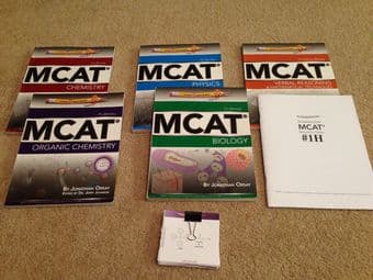 MCAT Test Prep Books + Flashcards - $10 1