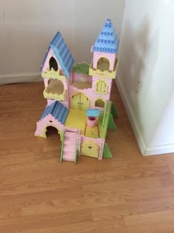Wooden castle $30 2
