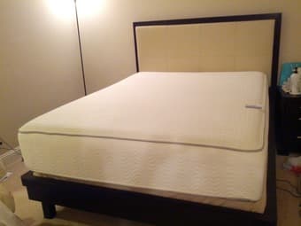 Queen Bedframe and Nightstand - Scandinavian Designs - $500 1