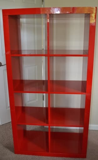 IKEA Expedit Shelving Unit in red - $25 1