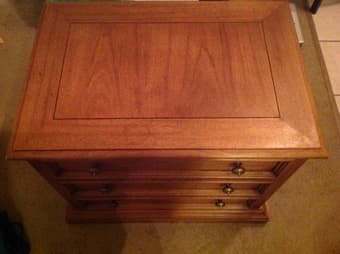 Moving Sale: Matching wooden bedside tables - $50 2