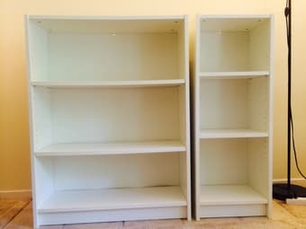 IKEA Bookcase White BILLY Bookcase - $10 / $20 1