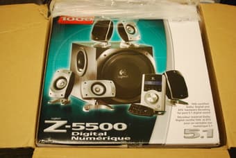 logitech Z5500 true 5.1 surround sound for cheap !!! $299 1