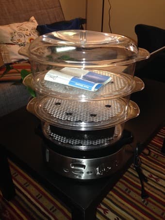 Deni 9-quart, 3-tier food steamer - $20 1