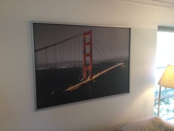 Large Golden Gate Bridge Framed Picture - $40 2
