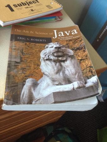 The Art and Science of Java, bought used from Bookstore. 1