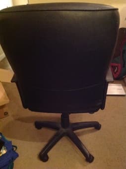Last-minute moving sale: Comfy Black Rolling Office Chair $20 OBO 2
