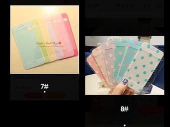 【$5】Cute PC Hard Cover Skin Cases & Screen Protectors for iPhone 5s 2