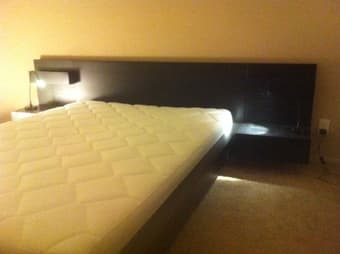 Malm queen size frame with mattress (IKEA) $275 3