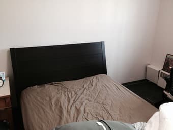 Full size Ikea bed frame and mattress ($250 OBO) 2