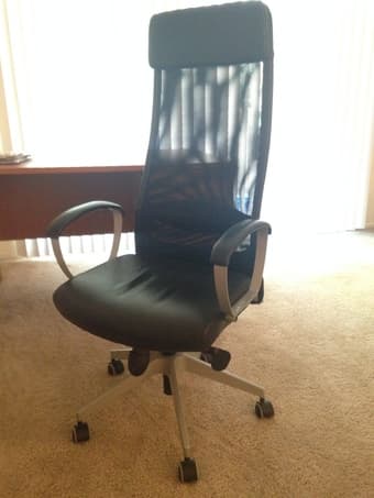 Big Comfy Rolling Office Chair For Sale ($50) 1