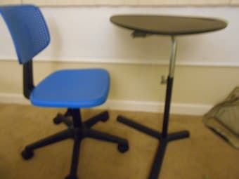 Table and Swivel Chair for office 3